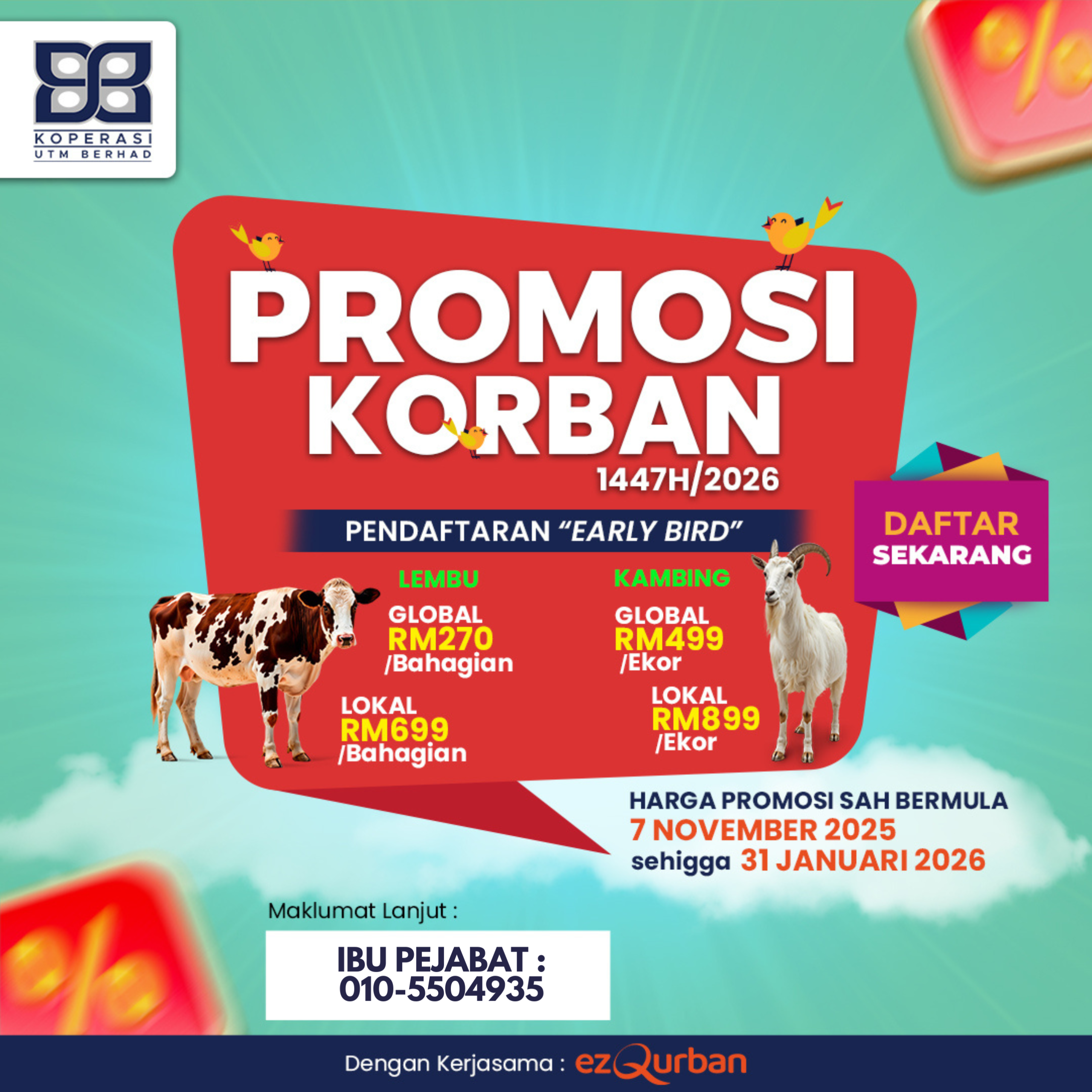Promosi Akikah Qurban 2026